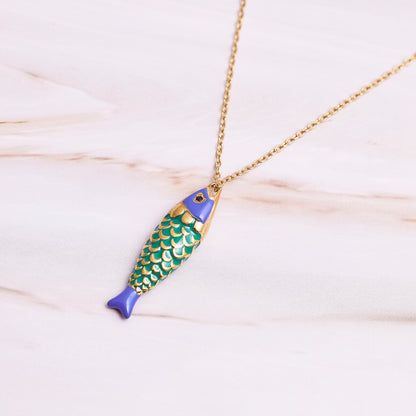 COLLAR MATSU AZUL